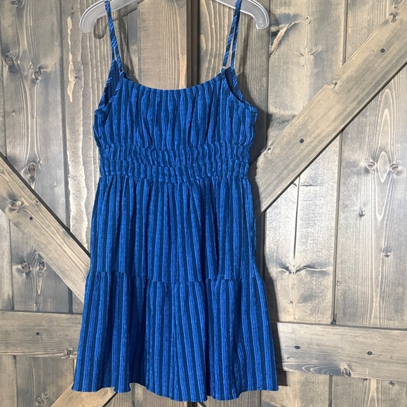 Rewind Navy and Cobalt Dress - Junior Large - Picture 3 of 3